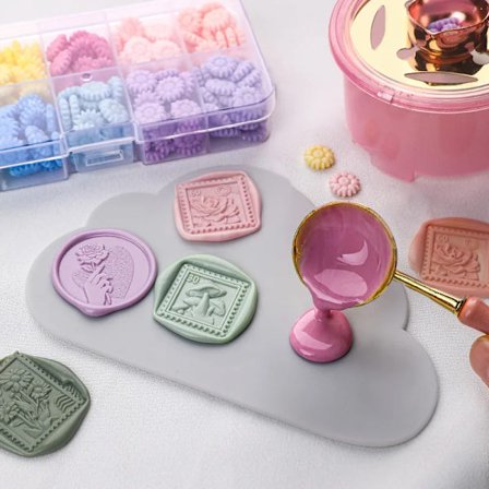 New Silicone Cloud Shape Circular Pad Minimalist Lacquer Sealing Wax Demolding Pad