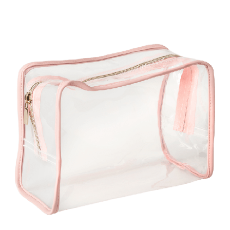 Åhléns Transparent necessär large Necessärer Dam Rosa