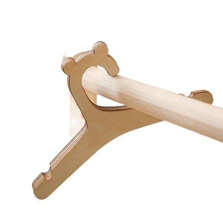 5 stk. Baby Hængere i Træ til Børneværelset