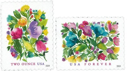 USA - Blomster - Postfrisk sæt 2v