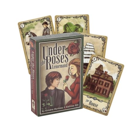 IC Under the Roses Lenormand Oracle Deck Familiefest Sjovt tarots