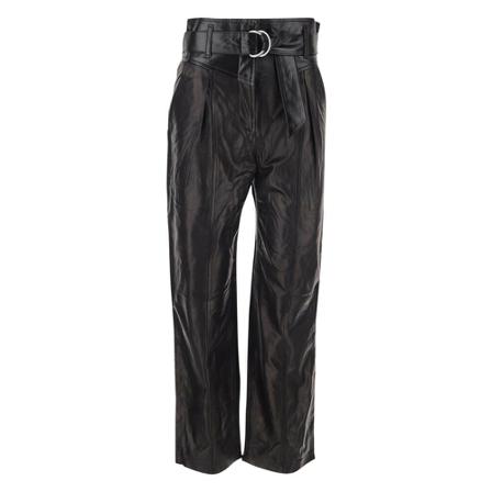 Iro, Straight Trousers Zwart, Dames, Maat:M