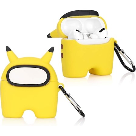Among You And Us Airpods-etui, beskyttende støtsikker etui-deksel med nøkkelring kompatibel med Apple Airpod Pro