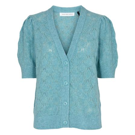 Pieszak PD-Lauren Needledrop Cardigan Blå, Dame Cardigans