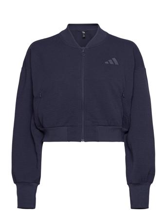 All Szn Rib Track Jacket Sport Women Sport Clothing Sport Sweat-shirts & Hoodies Sport Sweat-shirts Navy Adidas Sportswear
