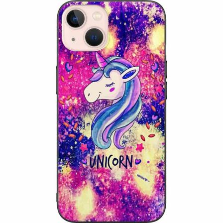 Apple Iphone 14 Svart Skal Unicorn Enhörning
