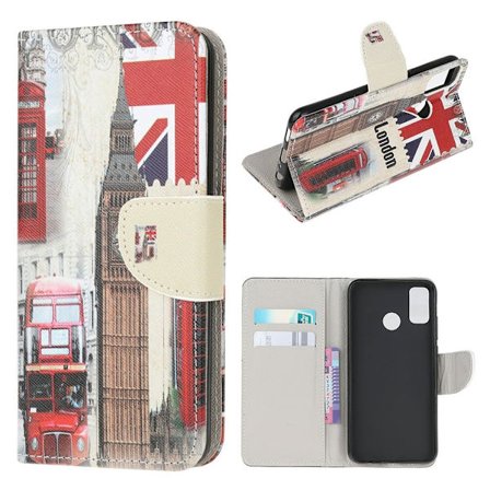 Wonderland Motorola Moto G30 / Motorola Moto G10 flip kuoret - Kello Torni
