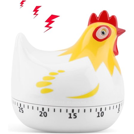 Køkken Timer, Æg Timer, 60 Minutters Kylling Køkken Timer Manuel Køkken Timer med Høj Alarm til Madlavning, Mekanisk Roterende