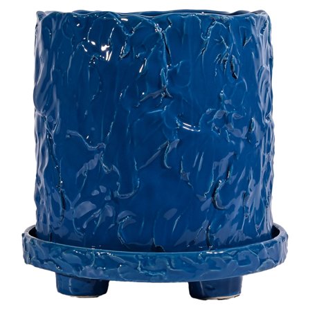 Byon Muddy L kruka 23 x 23,5 cm, blå | Inredning > Vaser & Krukor > Kruka | Bagaren och Kocken