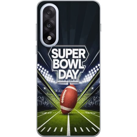 Yhteensopiva Puhelinkuori OnePlus Nord 5 Super Bowl Day juliste, jossa amerikkalainen jalkapallo valaistuksella varustetulla areenalla dramaattisessa