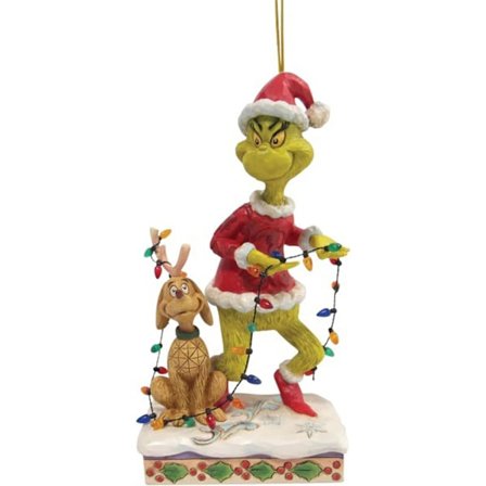 Grinchs juletræspynt, 2023 juleferie træpynt i træ, sjovt grønt Grinchs julepynt til hjemmet, feriefest