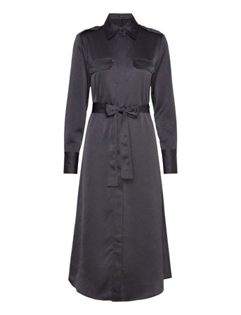 Mango | Satin Shirt Dress | XS