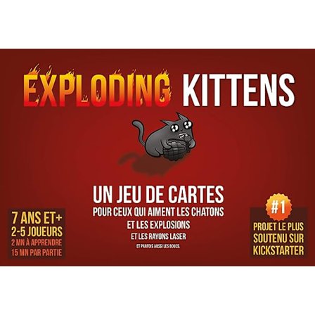 Blast Kitten - brädspel - 7+ - 2 till 5 spelare - 15 minuter