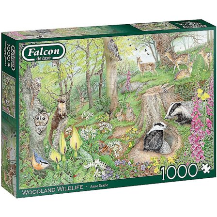 Falcon De Luxe Woodland Wildlife Pussel - 1000 Bitar