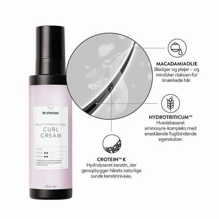 HH Simonsen Curl Creme 150 ml, Hår, Hårstyling, Krøllet Hår