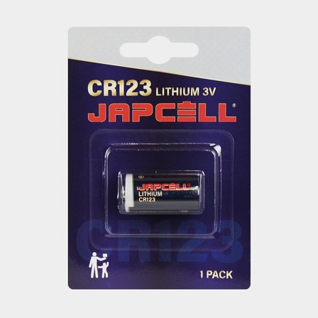 CR123 baterie Japcell, 3 V, lithium (CR), 1 kus