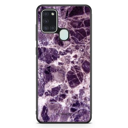 Bjornberry Skal Samsung Galaxy A21s - Lila Marmor