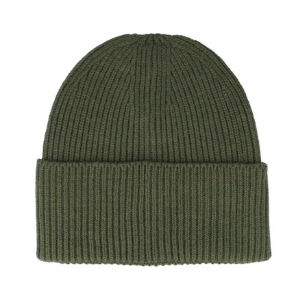 Beechfield - Green cuff Beanie - Olive Green Oversized Cuff @ Hatstore