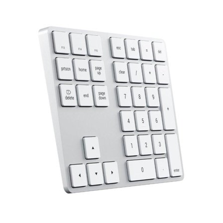 Satechi Bluetooth Extended Keypad - tastegruppe - sølv Inn-enhet