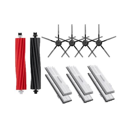 Ny Rullhuvudhuvudborste Hepafilter Sidoborste för S8 S8 Plus S8+ S8 Pro Ultra Dammsugare Delar