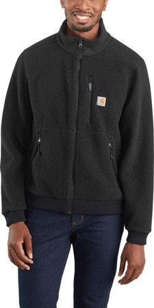 Carhartt Men's Relaxed Fit Fleece Jacket Men Mid layer tops Black L
