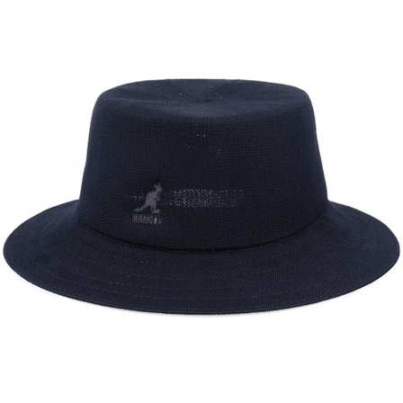 Kangol - Svart bucket Hatt - Tropic Rap Hat Black Bucket @ Hatstore