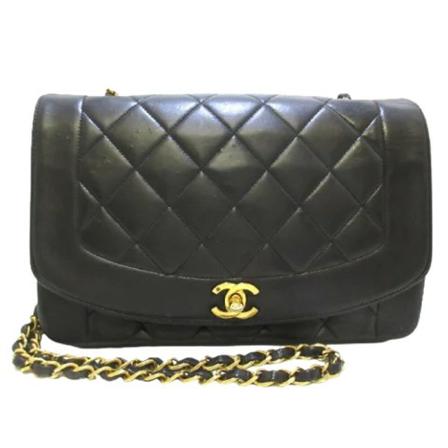 Chanel Vintage, Pre-owned Leather chanel-bags Zwart, Dames, Maat:ONE Size,stof,Ritsen