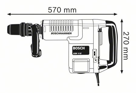 Bosch GSH 11 E Drill Hammer Case