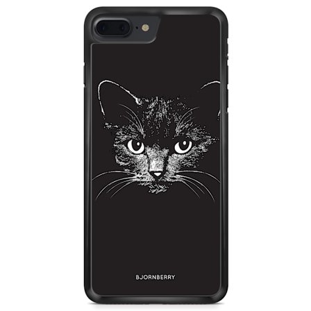 Bjornberry Skal iPhone 8 Plus - Svart/Vit Katt