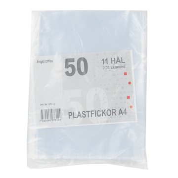 PLASTLOMMER A4 0,06 50-PAK