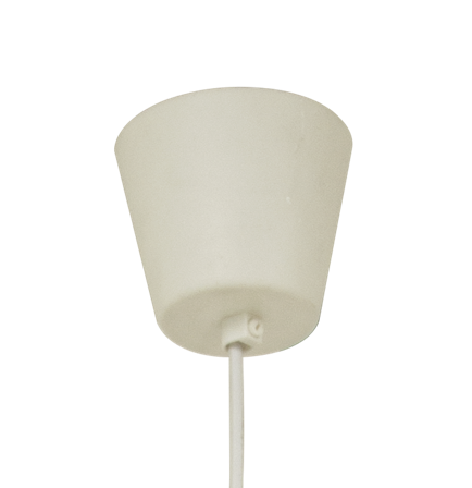 Aneta Lighting SENSE taklampe 42 cm, hvit/tre/matt messing, E27