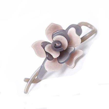 Elegant Flicka Hårklämmor 3d Blomma Hårnålar Top Foldertiara Hår