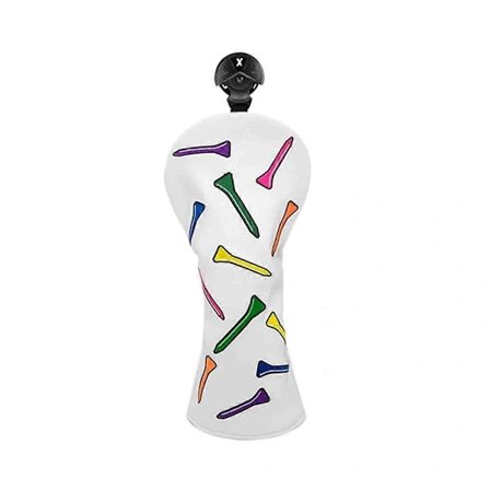 Tees Mönster Golfklubbskydd för Driver, Fairway, Hybrider - Golf Driver Huvudskydd/Golf Fairway Wood/Hyb