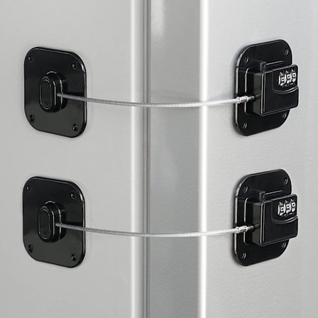 2-pak køleskabslås til børn, nøglefri digital køleskabslås til børnesikring til skabe og skuffer