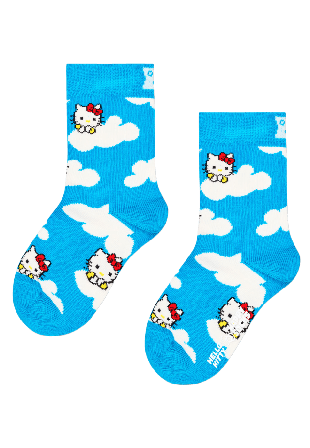 Happy Socks Kids Hello Kitty Cloudy Sock Strumpor Unisex Blå 4-6Y