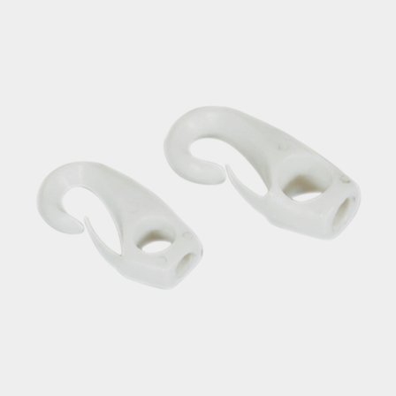 Nylonkrok vit 8 mm 4 st