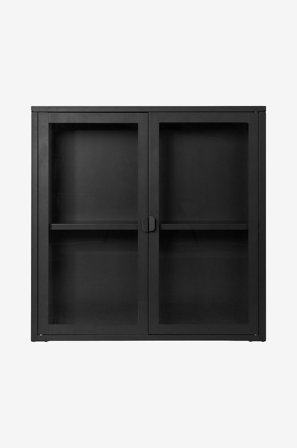 House Nordic - Ripustettava vitriinikaappi Brisbane - Musta - Kaapit - - Homeroom