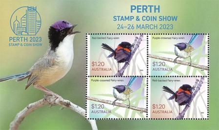 Australien - Perth Show udstillingsminiark - Postfrisk miniark