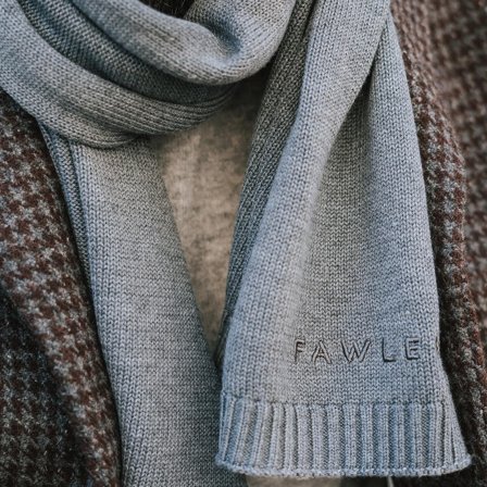 Franky Grauer Urban Schal für Männer - Winterschals