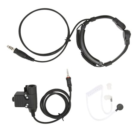 U94 PTT System Adapter 7.1mm Plugg Halsmikrofon Headset for Yaesu Vertex VX-6R VX-7R