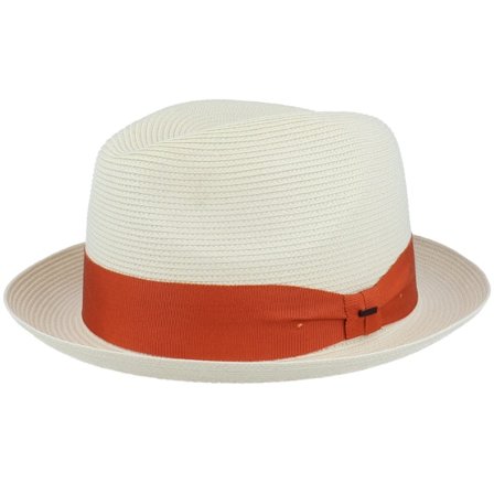 Bailey - Beige straw Hoed - Craig Beige Straw Hat @ Hatstore