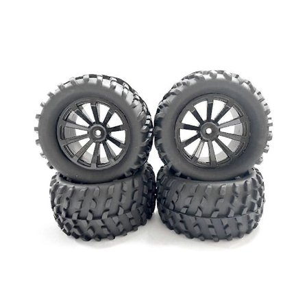 4 stk 82mm Dekk 12mm Hex for H16 16207 16208 162010 HBX 16889 SG1601 SCY 16101 1/16 RC Bil Oppgradering P