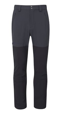 Rab Torque Mountain Softshell Pants kiipeilyhousut, tummanharmaa/musta