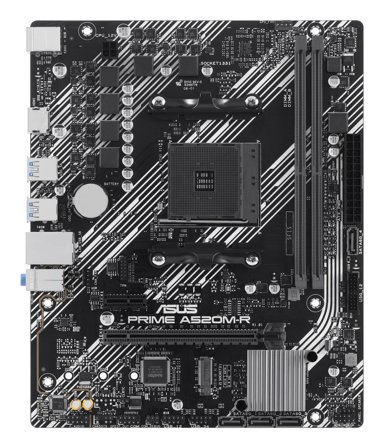 ASUS PRIME A520M-R - hovedkort - mikro ATX - Socket AM4 - AMD A520