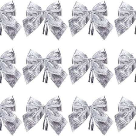 12 stk. glitrende julebuer, juletræspynt, juleophæng