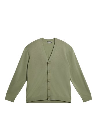 J.Lindeberg - Golf - Lucas Knitted Cardigan - Grön - Man - M