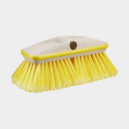 Boat brush with bumper Star Brite Deluxe Block Brush with Bumper, Extend-A-Brush connection & threaded, soft, 20 cm, yellow
