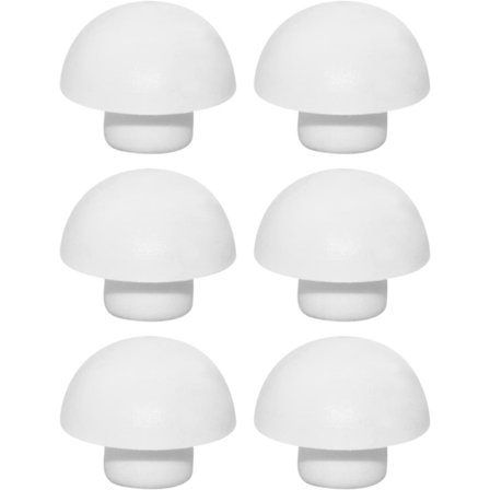 (Hvit) Toalett WC Sete Buffer Sett Toalettsete Bumper Støydemper