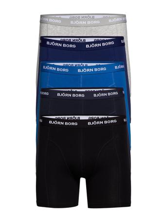 Cotton Stretch Boxer 5P Boxershorts Multi/mønstret Björn Borg