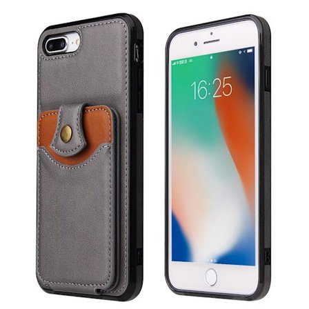 Kraftfullt Skal med Kortfack - iPhone 8 Plus